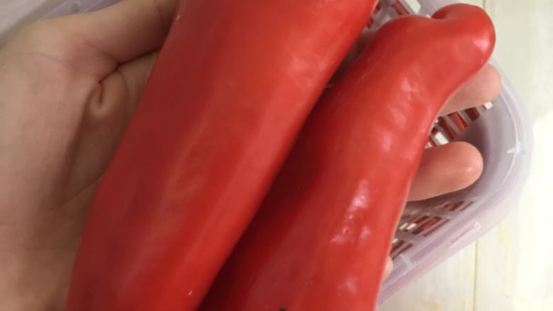 红椒土豆丝,辣椒🌶️一个