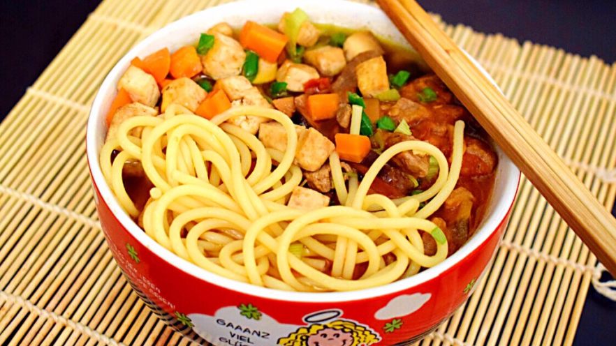 牛肉豆腐意面
