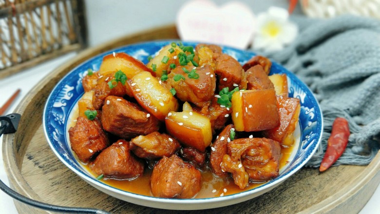 上海特色&秘制红烧肉,近看,诱惑,肥而不腻。