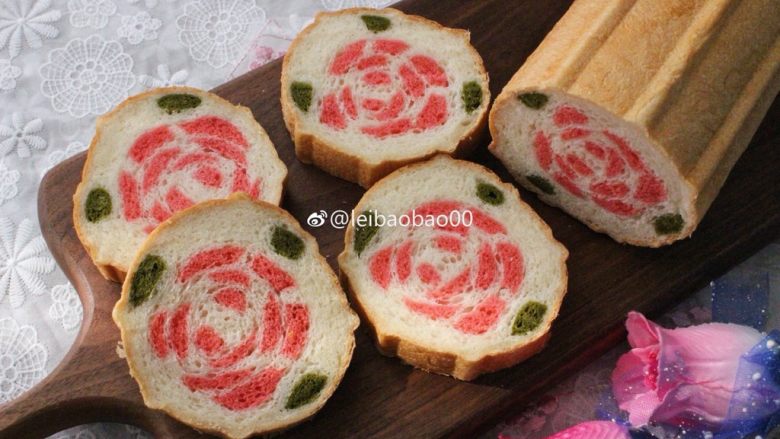 玫瑰花吐司