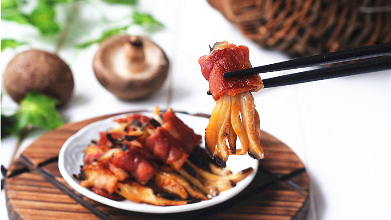 培根香菇卷