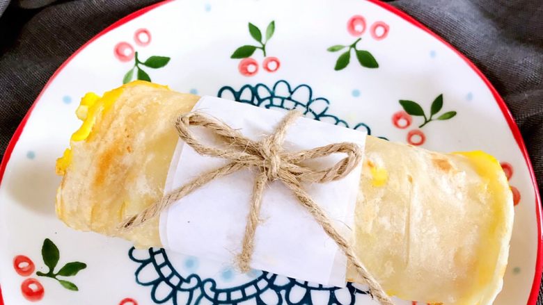 家庭快手版手抓饼,健康又美味的手抓饼就做好了，再也不要去外面买了