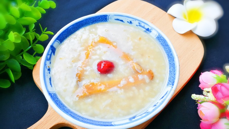 三心二意~红枣大米山芋干粥,很好吃!可以试试哦!