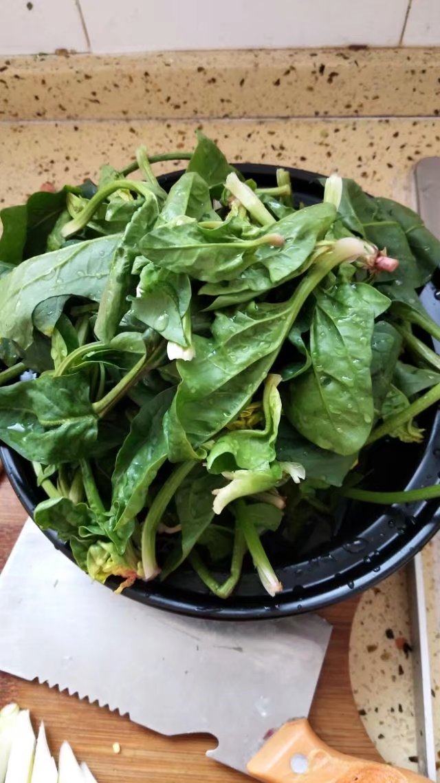 砂锅菠菜烧豆腐皮,<a style='color:red;display:inline-block;' href='/shicai/ 117'>菠菜</a>清洗干净