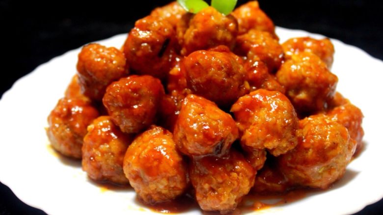 糖醋莲菜肉丸,最后开吃啦!