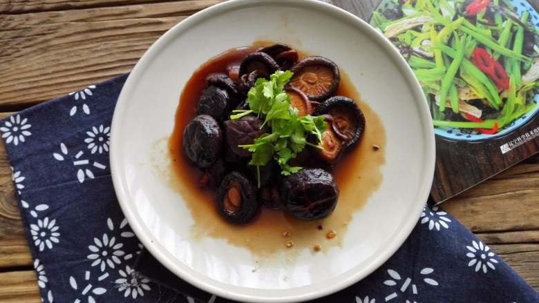 糖醋煎花菇,成品,酸甜口味,