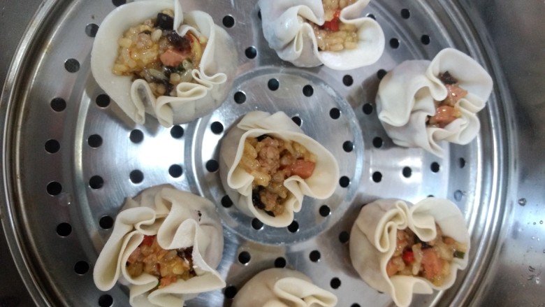 快手烧麦(营养简单),水开后8分钟