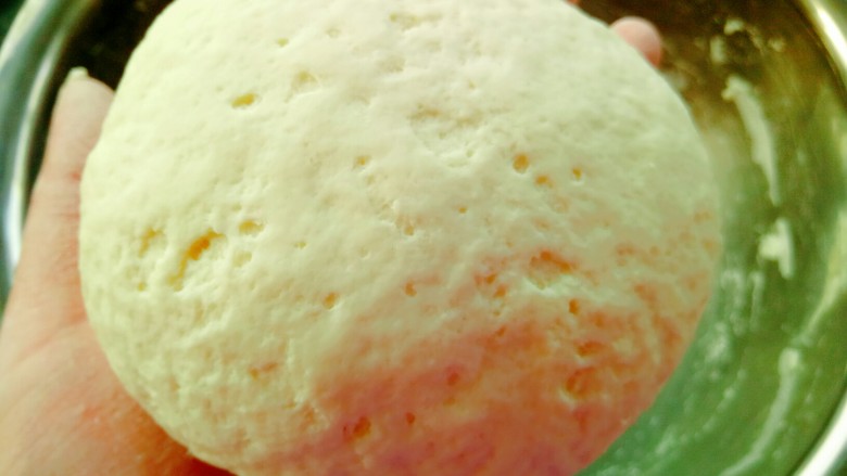 油梭子饼,和成较软的面团醒一个小时