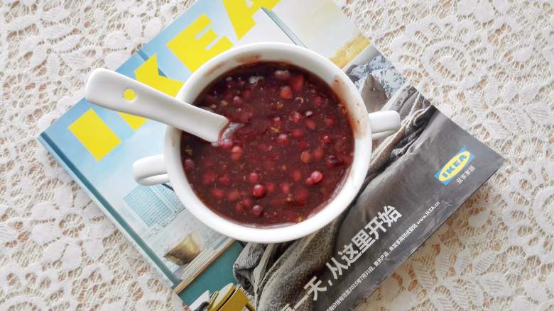 桂花红豆粥,想不想来一碗?