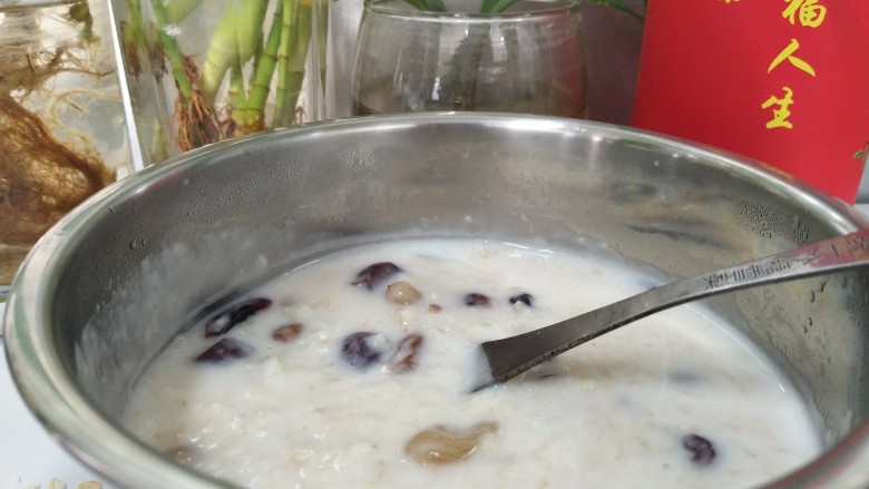 蔓越莓燕麦粥,成品