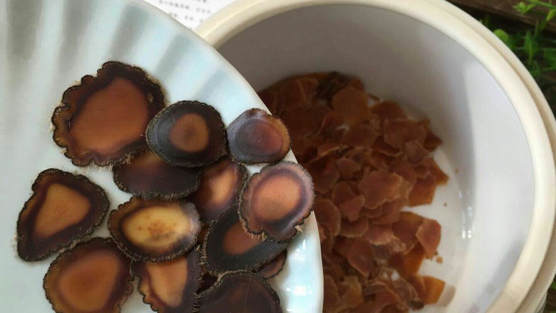 补品#高丽参炖鹿茸,高丽参,鹿茸一起放炖盅里