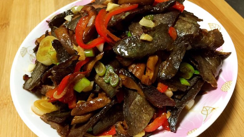 小炒腊牛肉