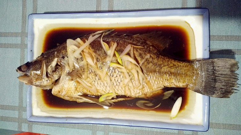 清蒸海桂鱼,好了 营养美味的海桂鱼制作完成。