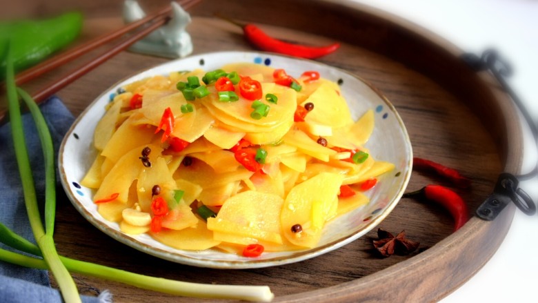 麻辣土豆片,辣到过瘾!