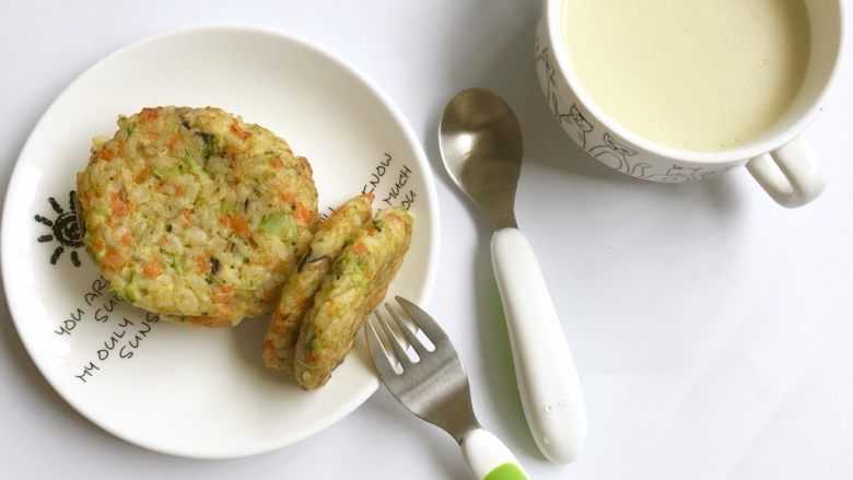 鲜虾杂蔬米饼,再来一张照片,哈哈哈