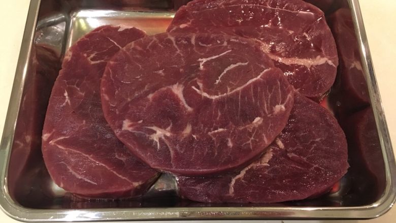 我家牛排(全餐),牛肩胛原肉,提早一天处理