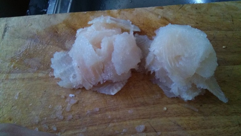 酸菜鱼,片的样子