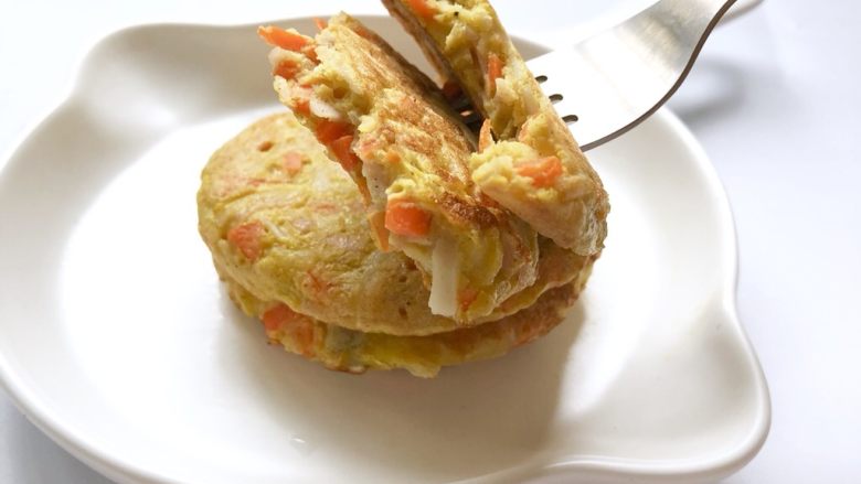 鸡蛋面条饼,看看细节图