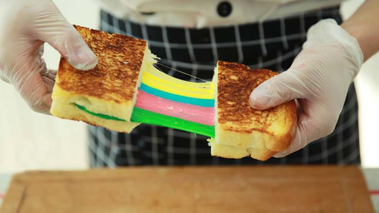 彩虹吐司(完美超长拉丝)