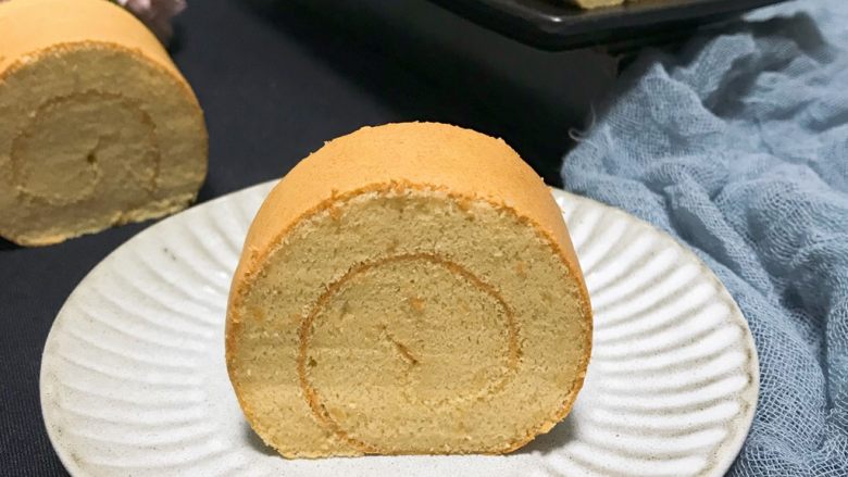 红糖戚风蛋糕卷(后蛋法),再来一张