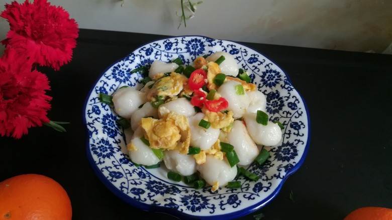 #客家美食#大禾米粄,非常Q弹,香喷喷,口感极好,嚼劲十足的客家美食,大禾米粄就炒好了。