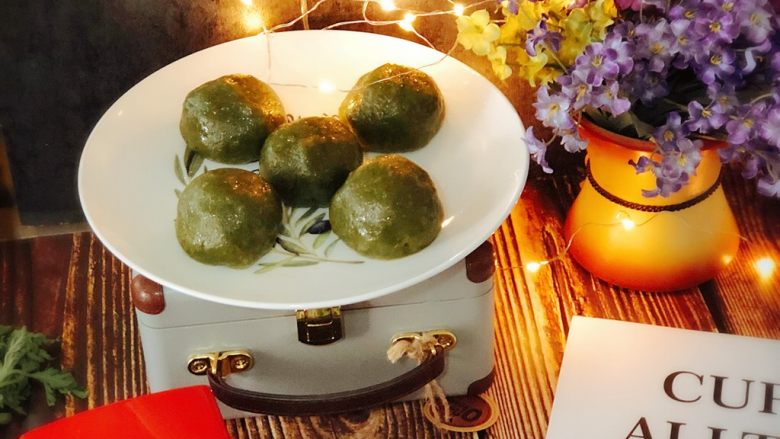 时令菜谱-网红艾草青团,常温储存2天,冷藏3-4天。