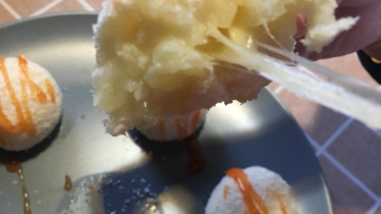 椰蓉土豆爆浆芝士球