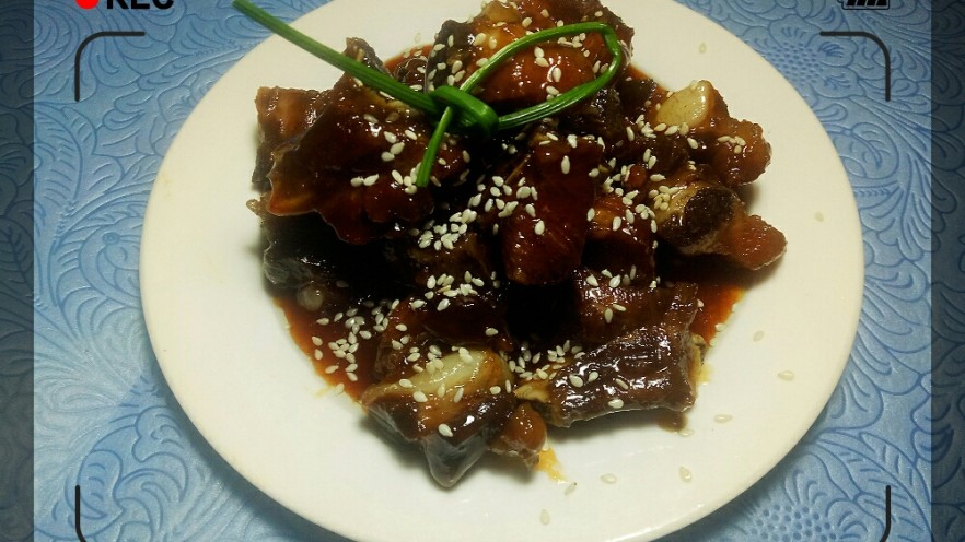 甜烧排骨