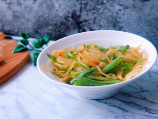 土豆丝炒豆角丝