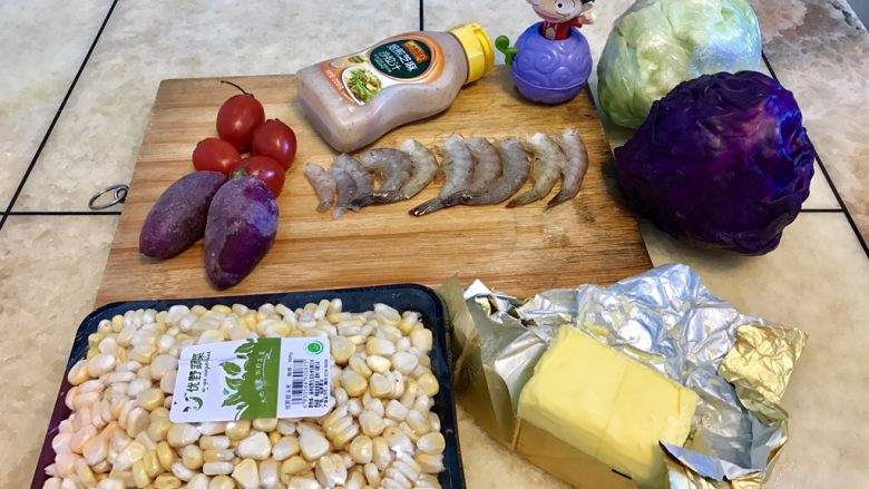 爱心什锦沙拉,食材全家福~