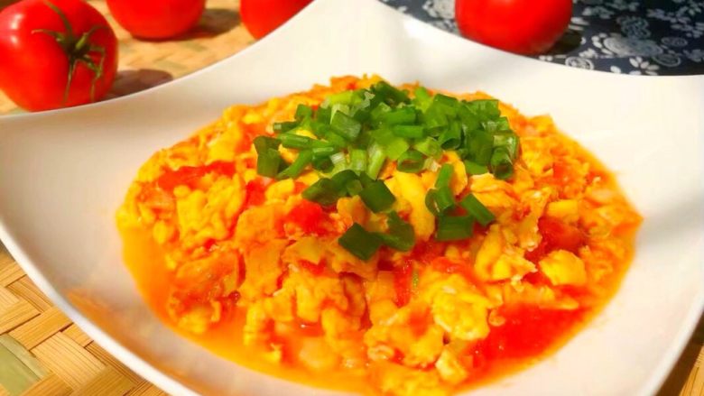 番茄炒蛋,看了就想吃