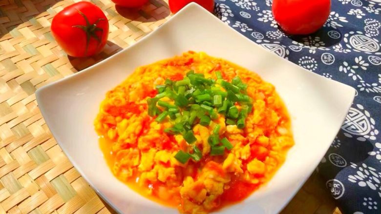 番茄炒蛋,这是女儿的专属