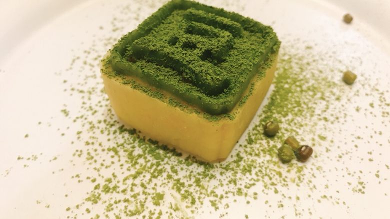 抹茶绿豆糕
