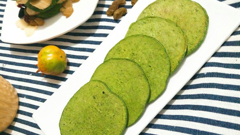 高颜值的美味――菠菜松饼,成品图!