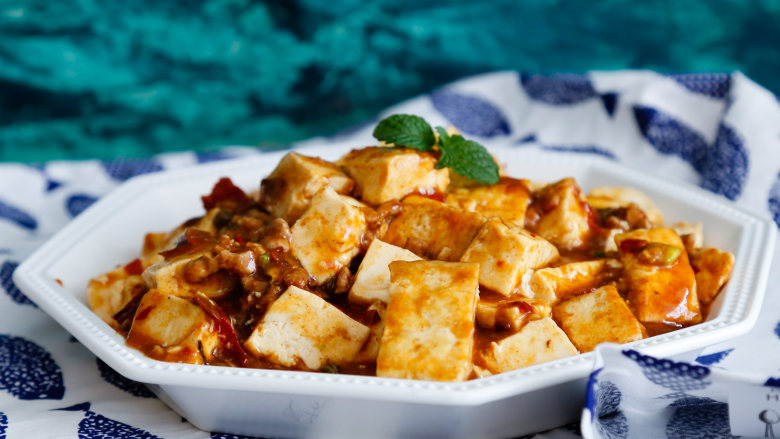 麻婆豆腐,完成。