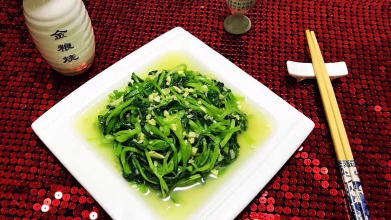 蒜蓉鸡毛菜