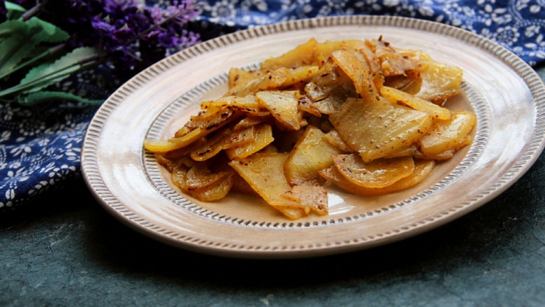 孜然土豆片,美味至极！