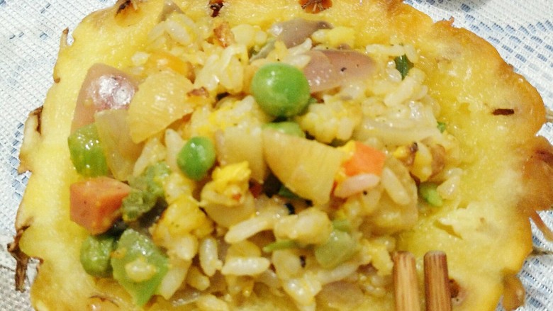 香甜网红菠萝饭――带给你初恋的味道!,成品图。