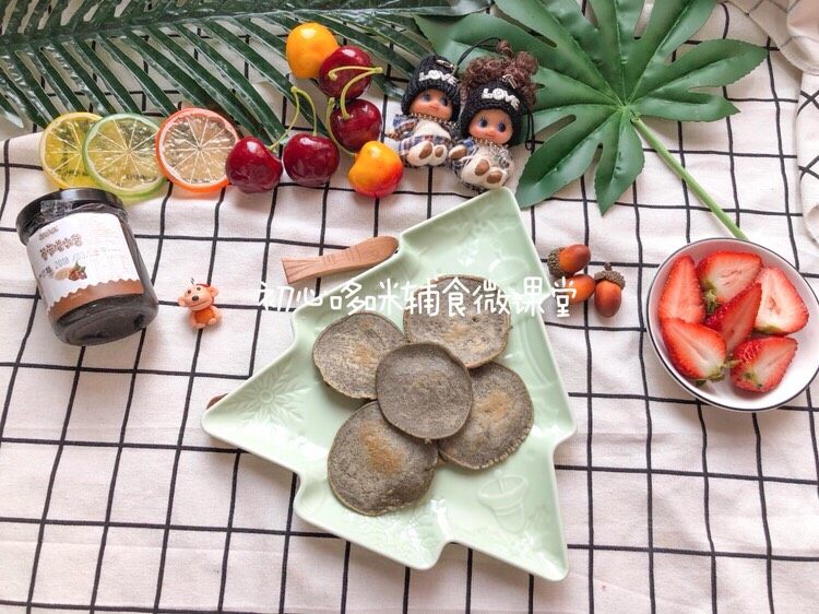 芝麻核桃蛋饼 10M+,可以给宝宝食用啦~
