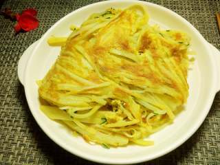 鸡蛋煎土豆