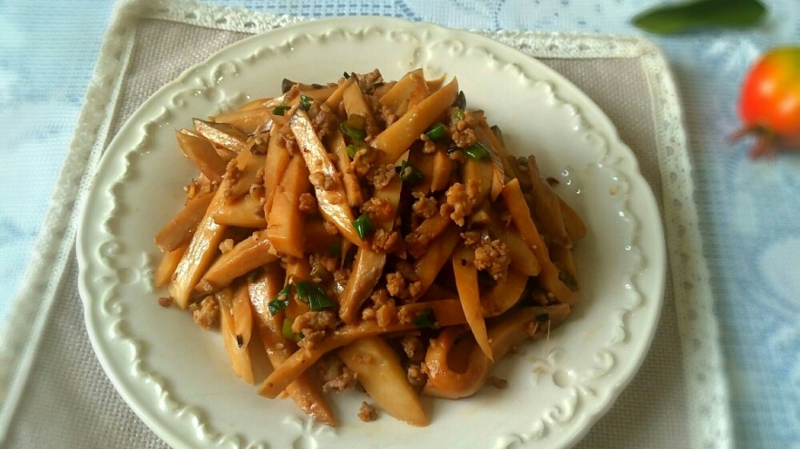 肉沫杏鲍菇