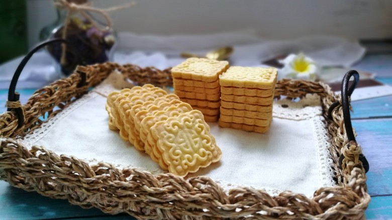 玉米油版酥性饼干,成品图!