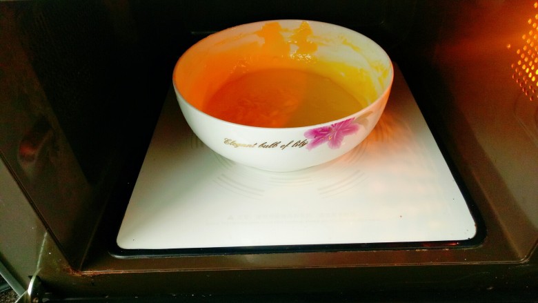 芒果糯米糍,微波炉高火两分钟