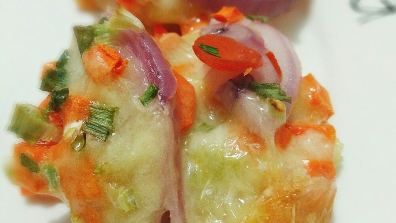 剩米饭别再炒着吃,这样做好吃到哭!😊,成品图。