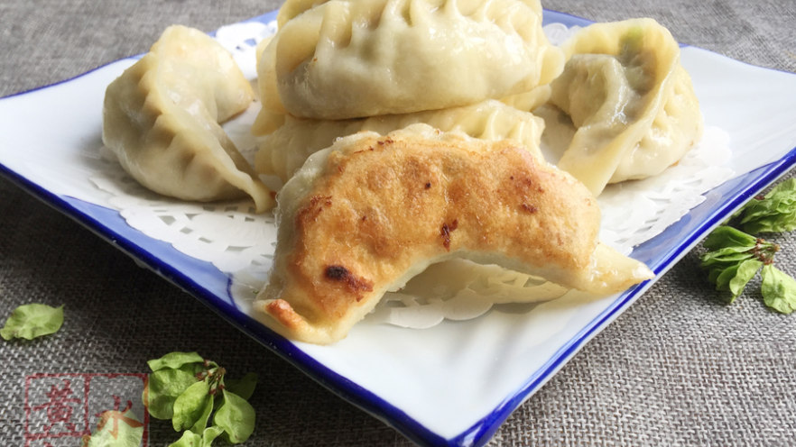 榆钱煎饺&榆钱馅饼