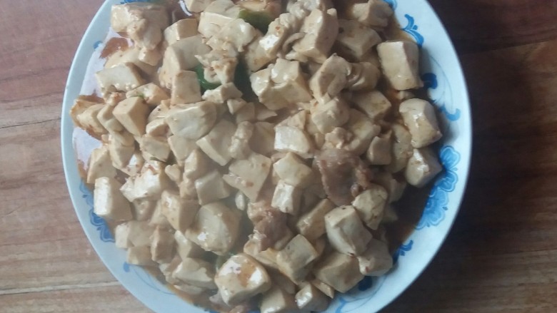 宅吃辣豆腐,然后到这种程度就可以捞出来了。