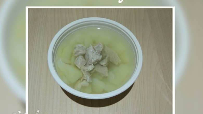 胡椒马铃薯瘦肉汤