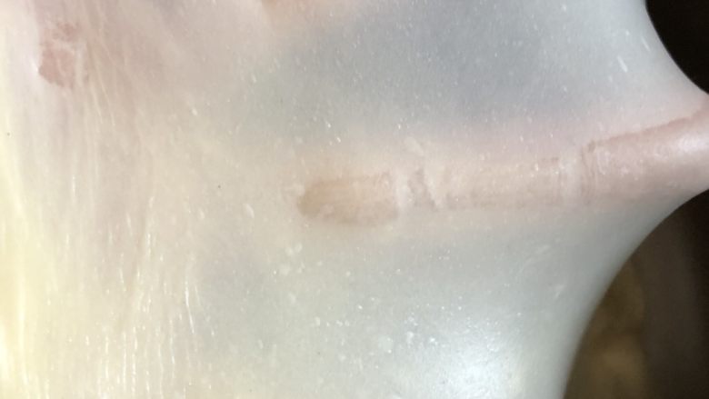 小熊挤挤包,打至黄油完全吸收,能拉出手膜