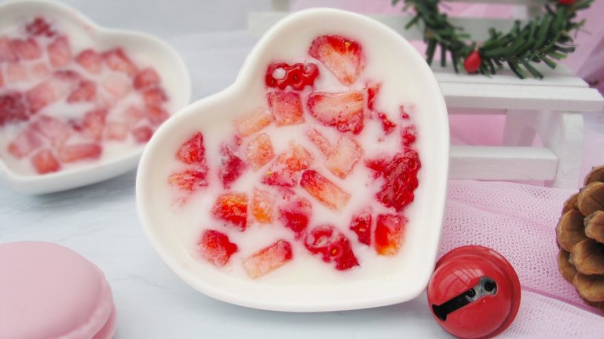 草莓牛奶布丁🍮