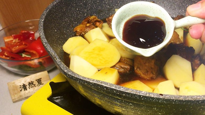 飘香大盘鸡,3勺蚝油